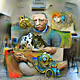 Artificial Intelligence (AI) paintings