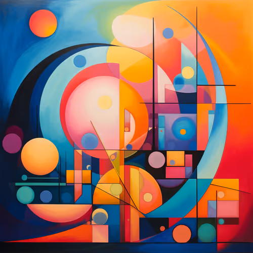 Artistic Transitions: From Geometry to Fluidity