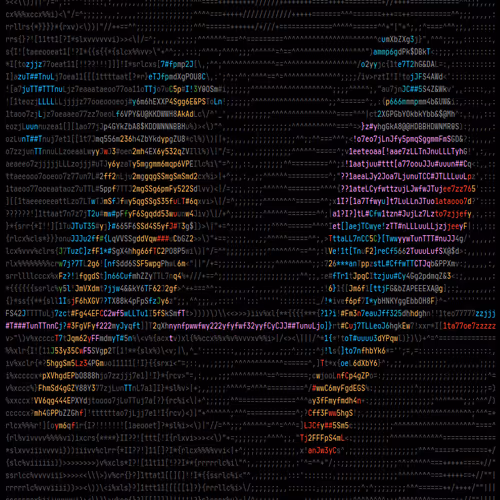 Ascii birds
