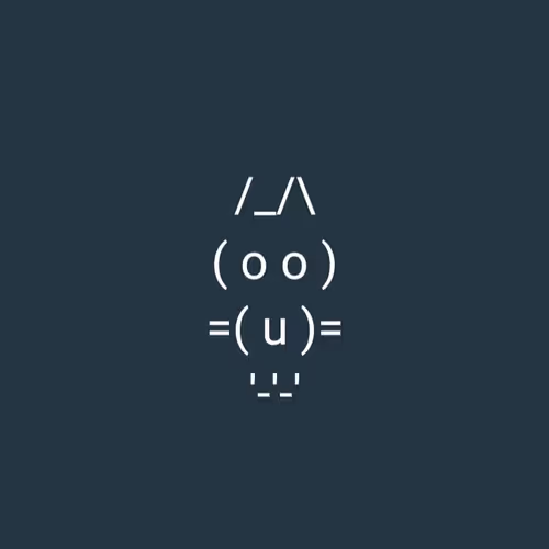 ascii cat