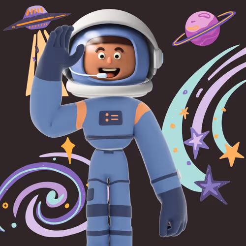astronaut nft design