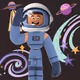 astronaut nft design