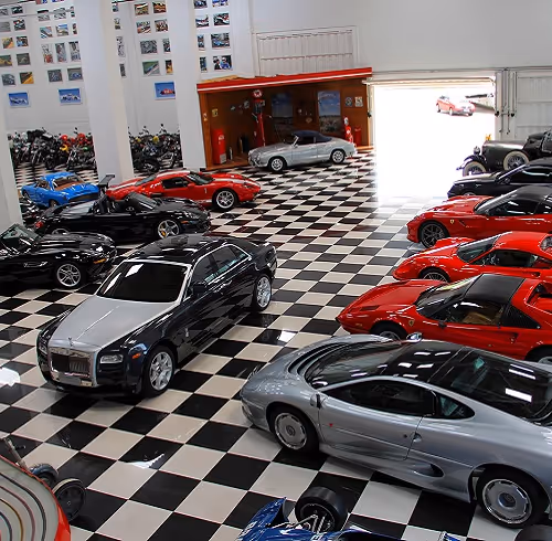 Automobile collection produced from the past to the present