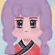 Awa puffy cheeks little girls - old