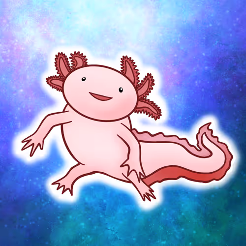 Axolotl in space