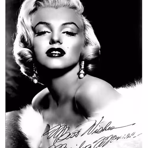B&W Marilyn Monroe