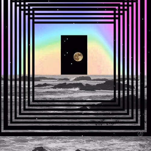 B&W Pacific Trippy Ocean - old