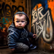 Baby and graffity