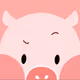 Cute Pink Pig