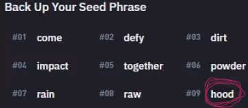 Back Up Your Seed