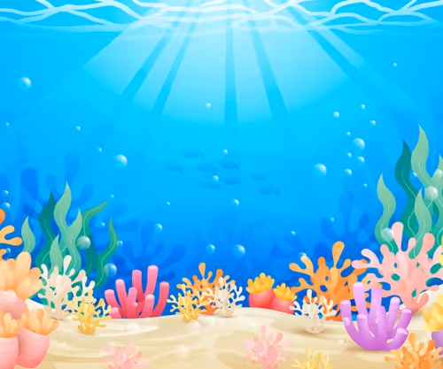 Background of the sea - old