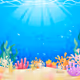 Background of the sea - old
