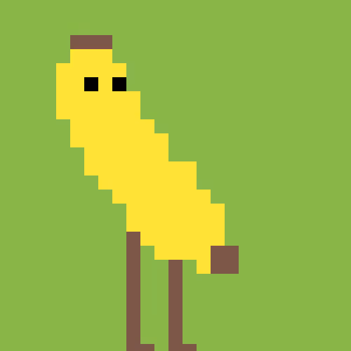 banana pixel nft