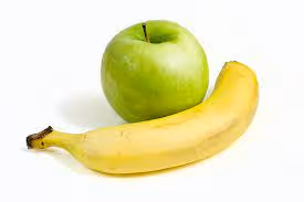 Bananas and apples