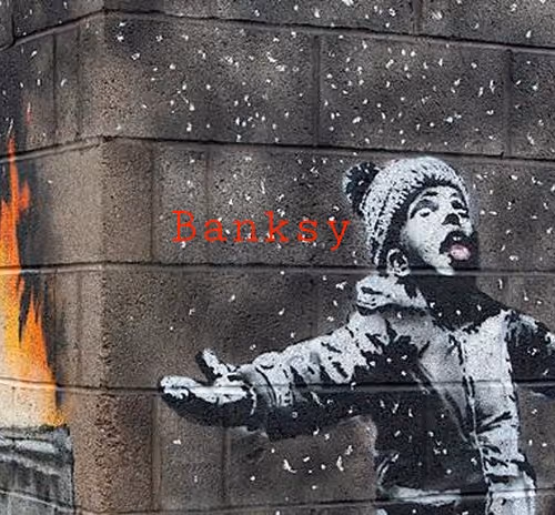 DIGITAL STREET ART - Banksy - old