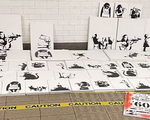 "Banksy's" Bought in NYC Subway - old