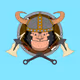 Barry gorilla viking - old
