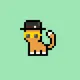 based pixel cat