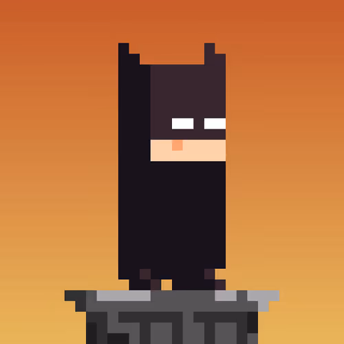 Colored Pixel Batman Collection