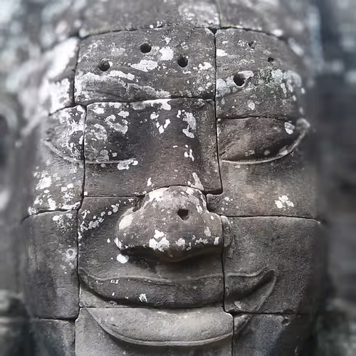 AI Art Bayon Temple Faces