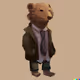 Bears in elegant suits