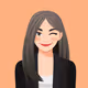 Beautiful Business Woman Cartoon Vector Avatars - old