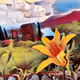 Beautiful colorful flowers of iLangk