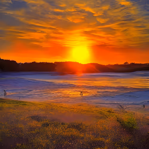 Beautiful Red Sunset