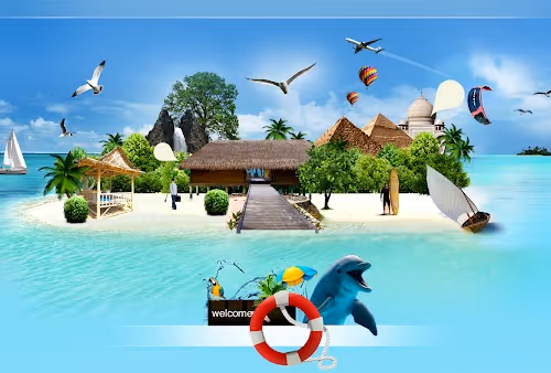 beauty beach & island