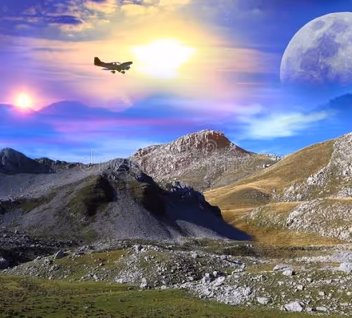 Beauty of nature's plain - old