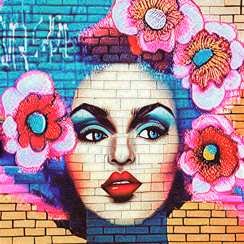 Beauty on the wall