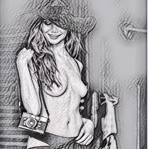 beauty with a camera - old