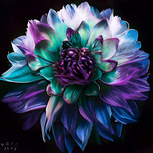 Beauty Of Dahlia - old