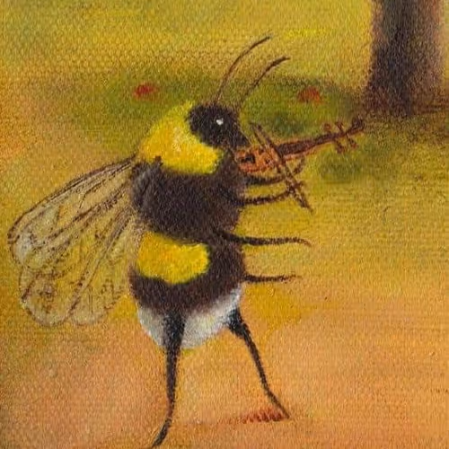 Bee Plays Violin