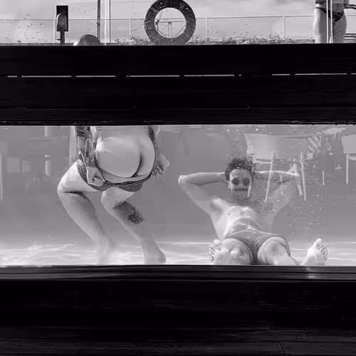 ben at the pool