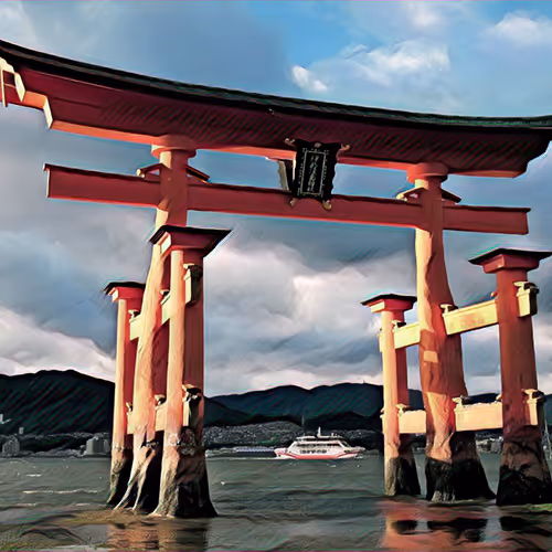 Between the earthly and the sacred