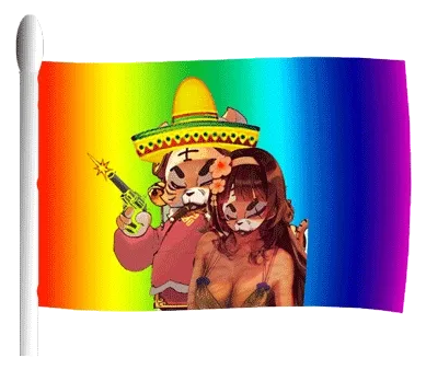 Big flag expression NFT