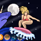 Billionaire moon surfer babe