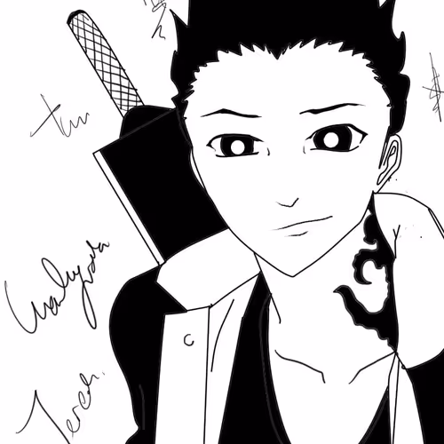 Binary Comic Character