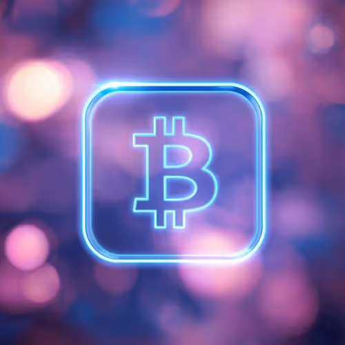 Bitcoin Bankers Bag Blue