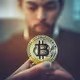 Bitcoin in the hand