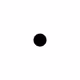 black dot on white