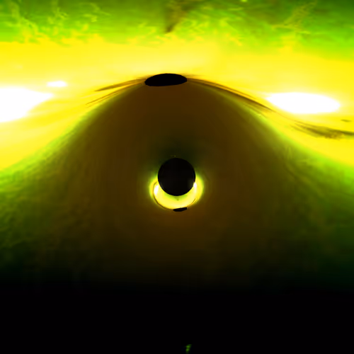 The Extended Present - Black Holes Dance Green