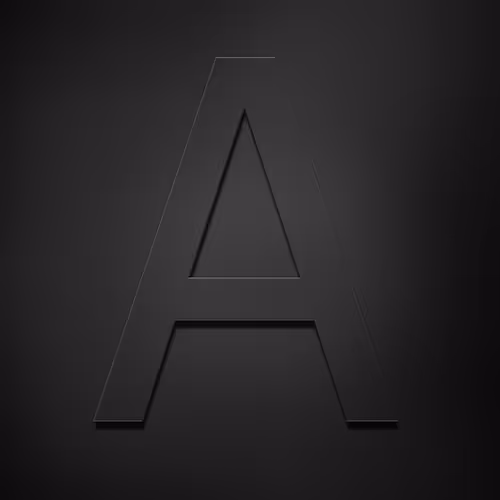 BLACK SHADOW Alphabet