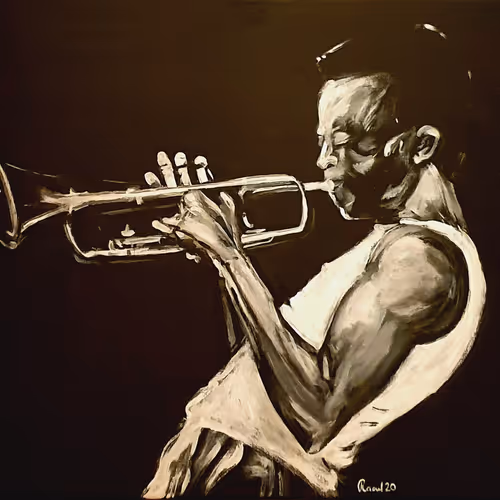 Black & White musicians - old