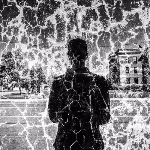 Black and White self portraits - old