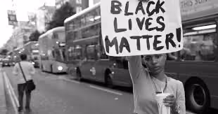 blacklivesmatter all together against racism - old