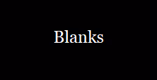 Blanks (for Adventurers) - old