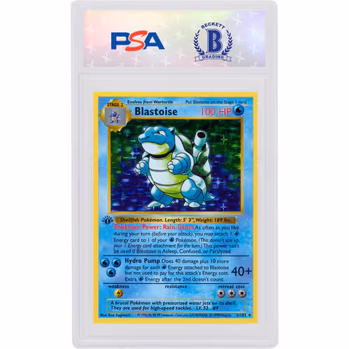 Blastoise-Holo 1999 Pokemon TCG Base Set 1st Edition #2/102 print