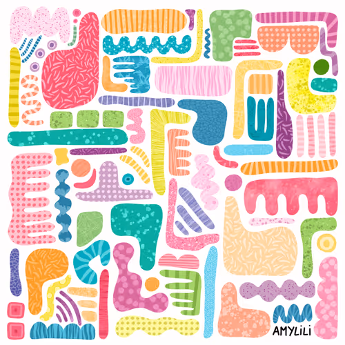 Blobs of Joy by AMYLILI - old